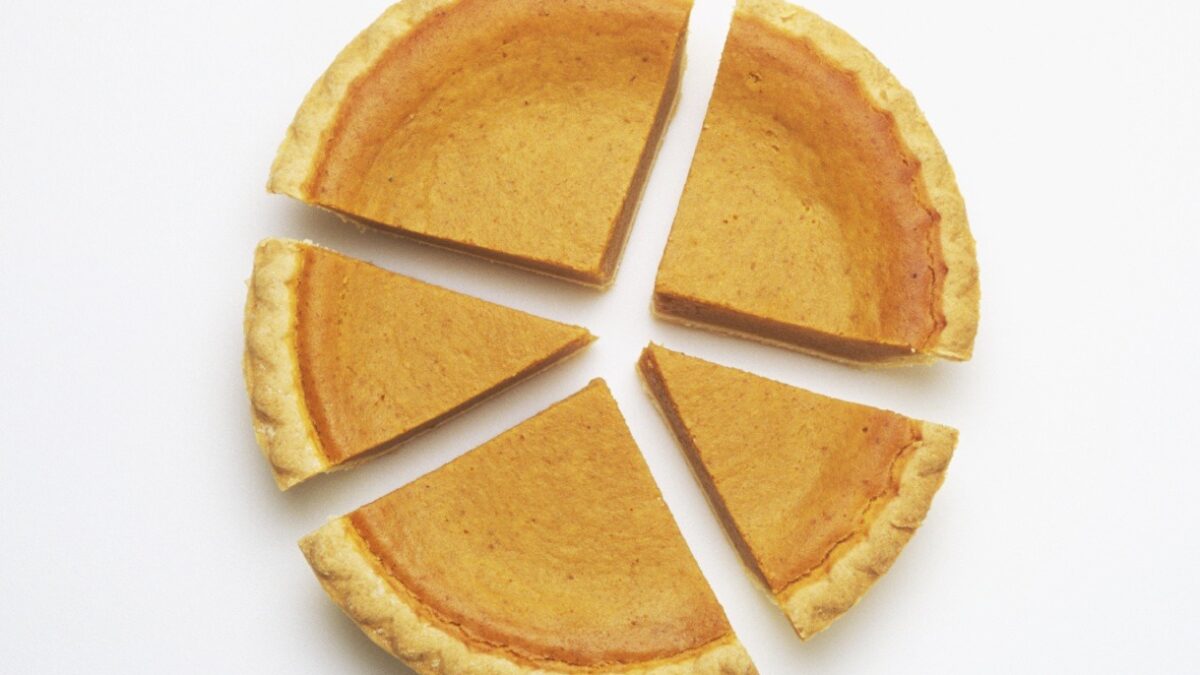Two Americas income pie