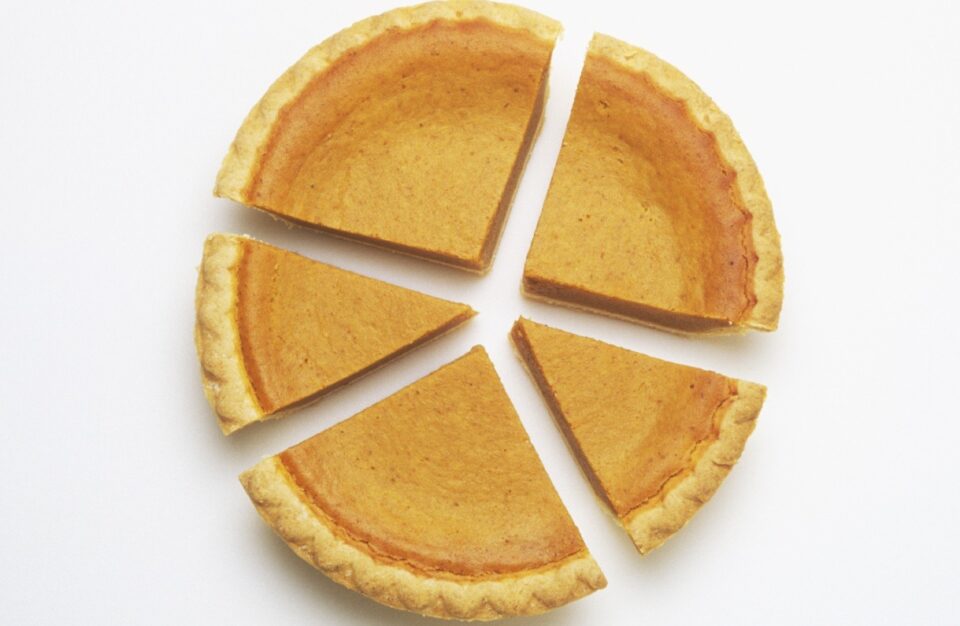 Two Americas income pie