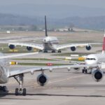 boarding planes