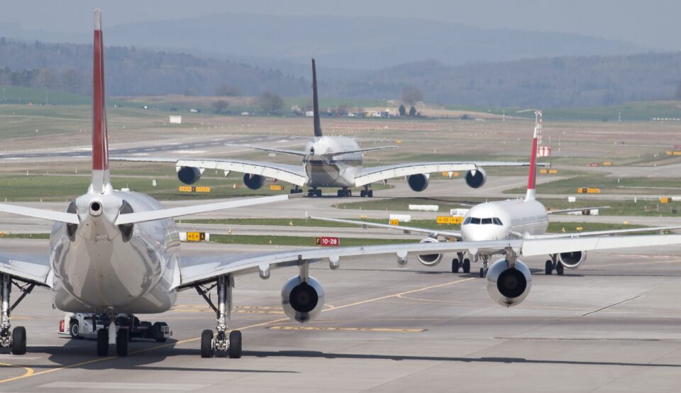 boarding planes