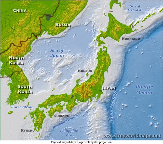 Japan map