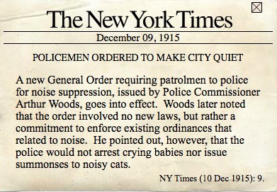 From: Emily Thompson Noise Pollution NYC and Negative Externalities