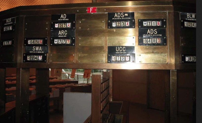 NYSE trading post stock quotes