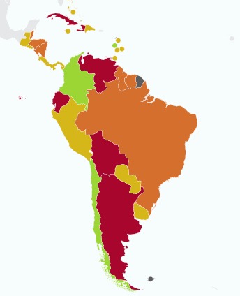 Central and South America