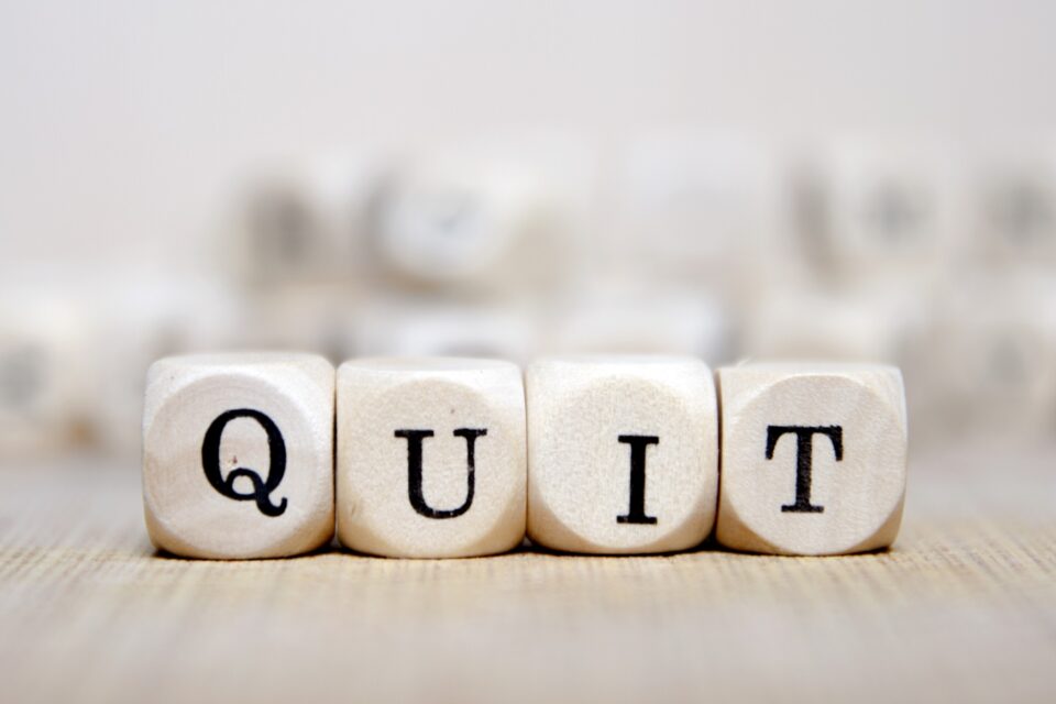 Sunk cost and opportunity cost explain the low quit rate during the great recession.