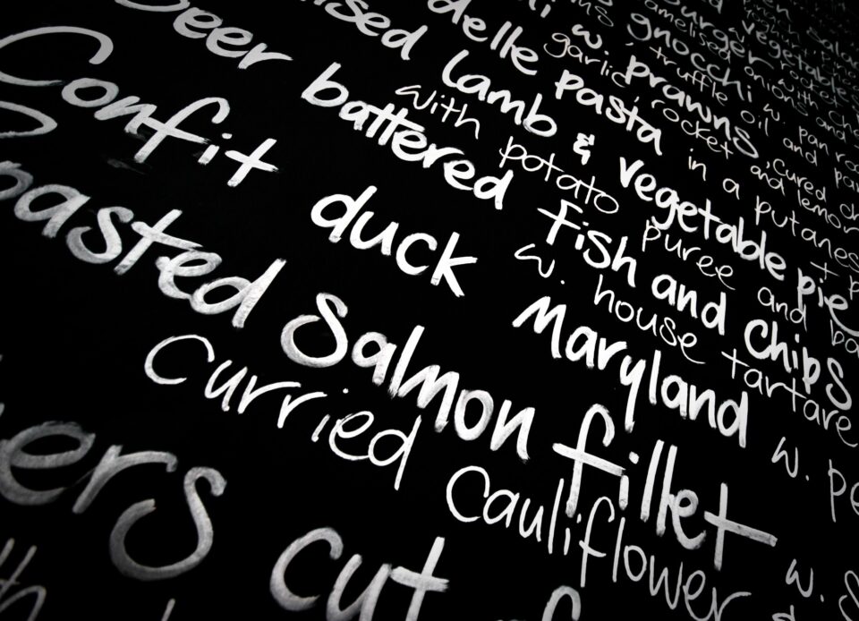 Everyday economics and competing through monopolistic competition, restaurants use menu language to signal status.