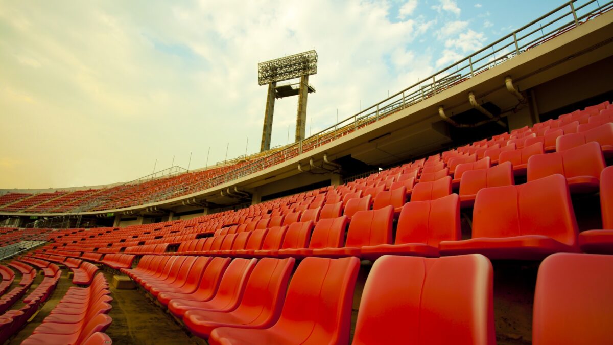 empty sports stadium