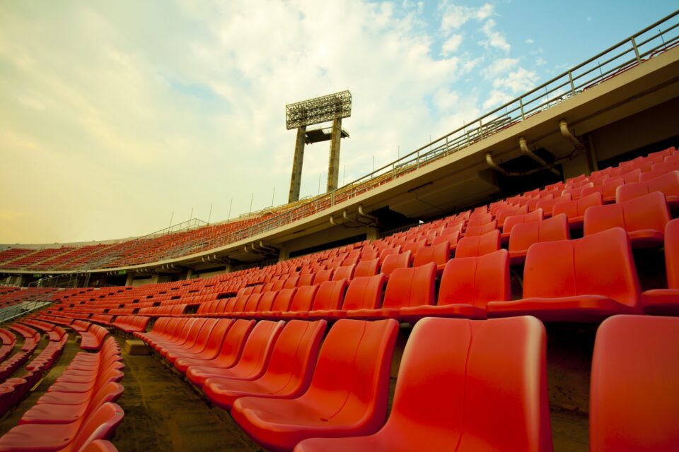 empty sports stadium