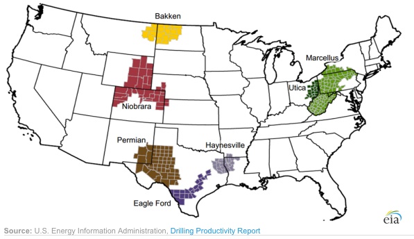 GDP US map oil nat gas producing states