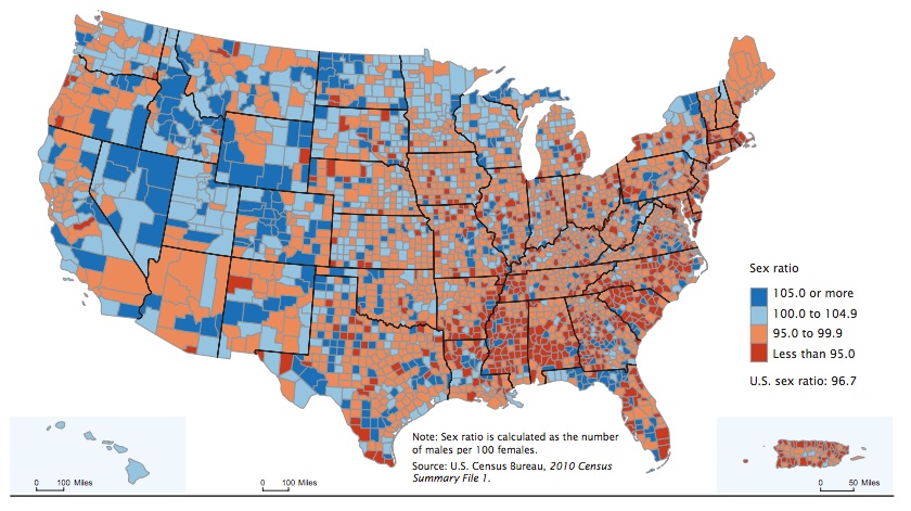 Gender ratios affect economic behavior