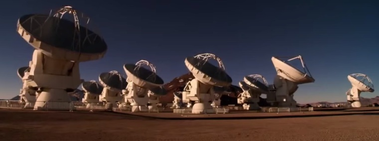 The federal budget paid for 25 of these telescopes in Chile.