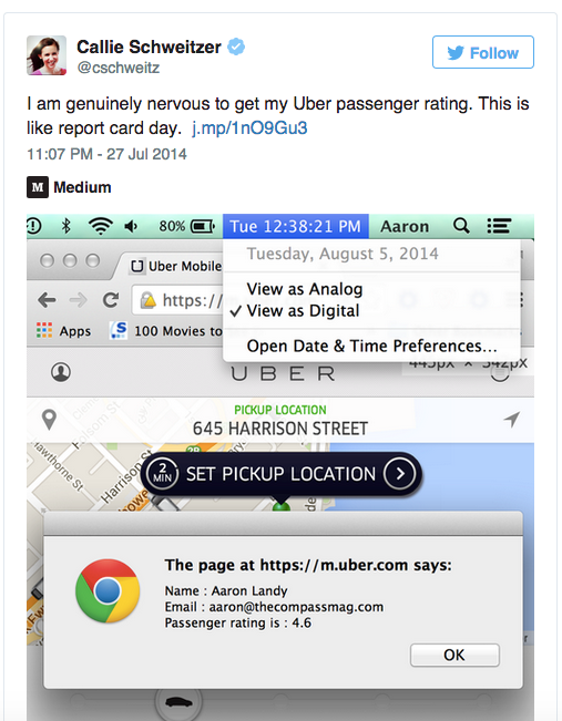 Negative externalities for Uber labor decision