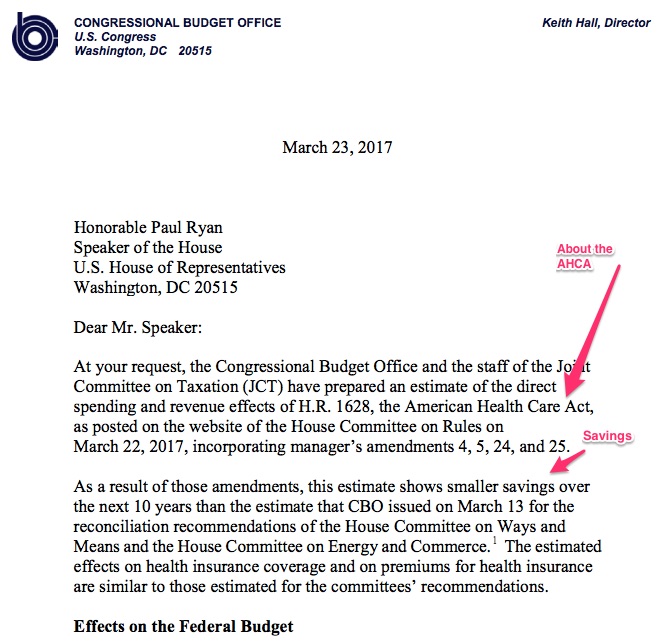 CBO scoring