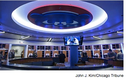 team chemistry Chicago Cubs new locker room