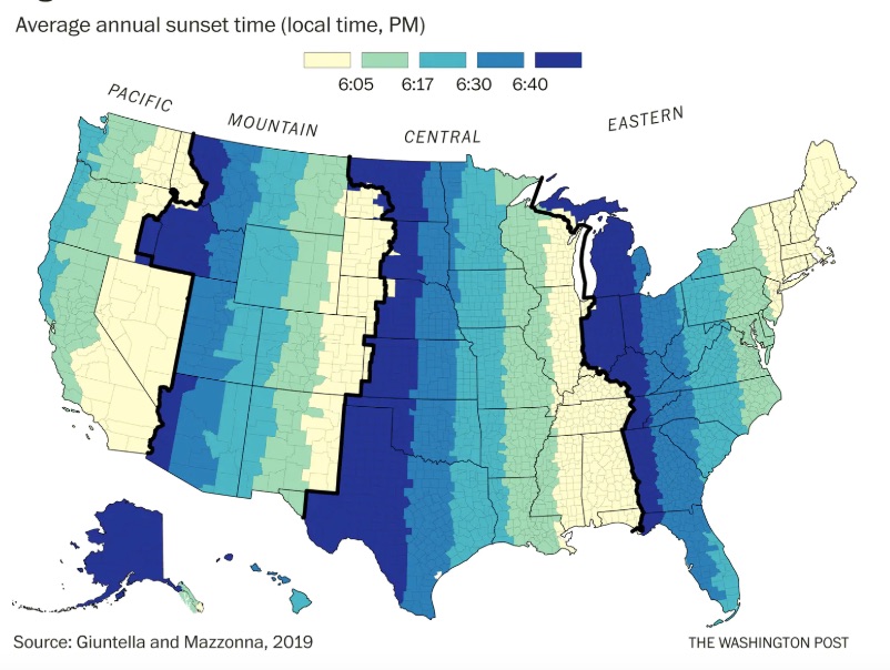 sleep time and time zones