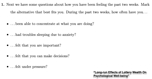 measuring happiness