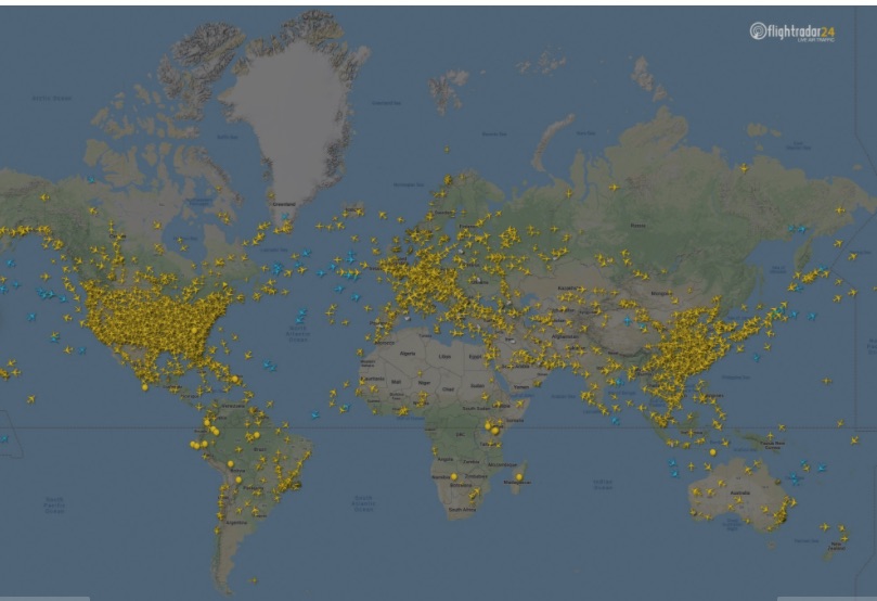 air traffic decrease