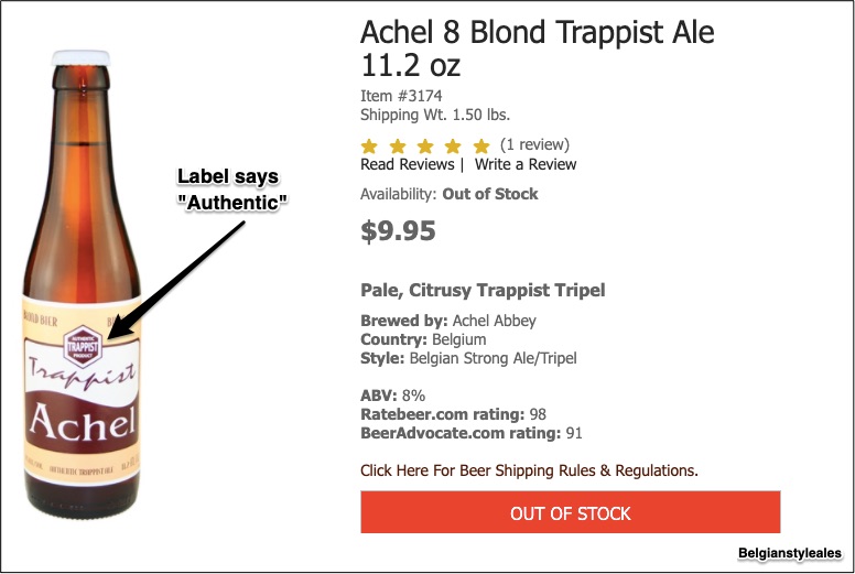 Trappist beer shortage