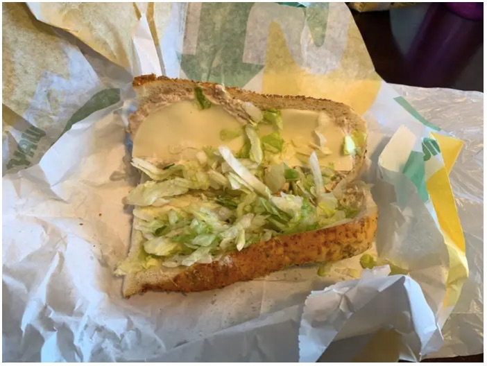 Subway tuna challenge