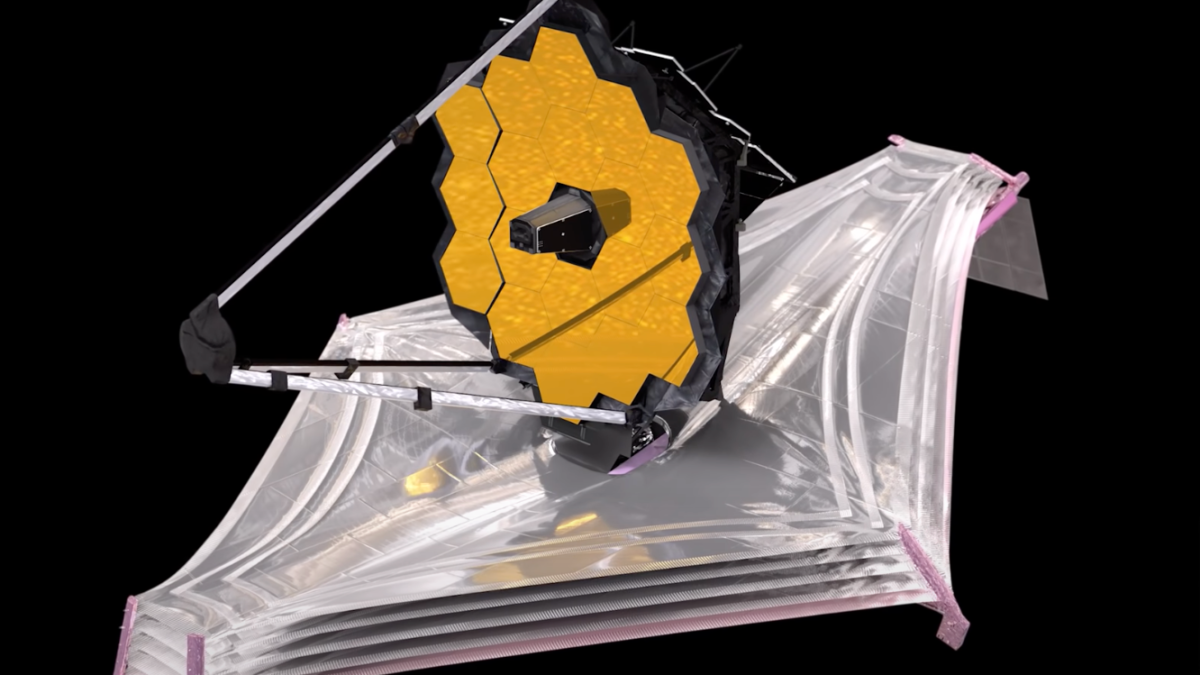 James Webb telescope deployment
