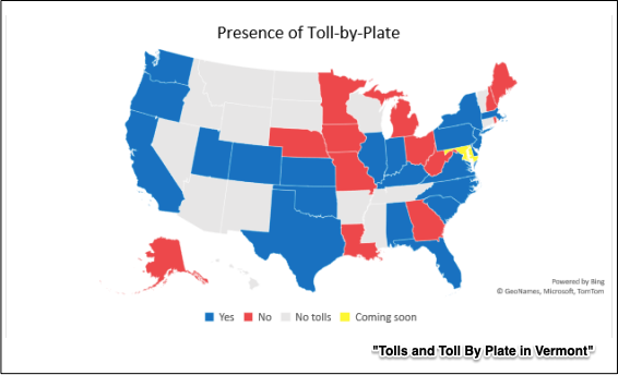 toll roads, bridges, and tunnels