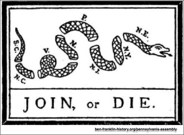 Ben Franklin snake e-links