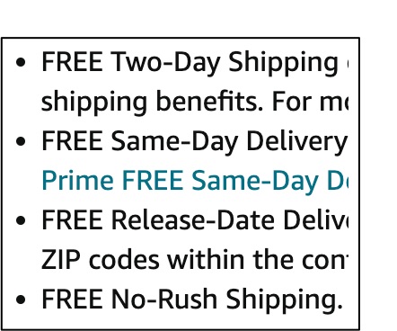 free shipping