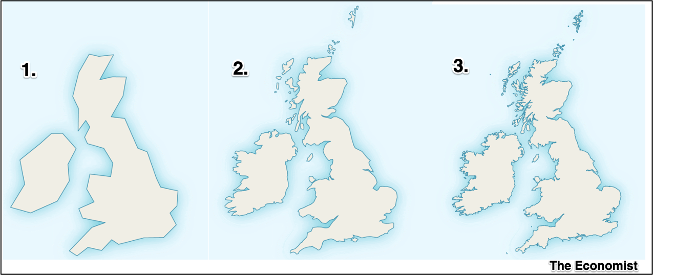 the British coastline