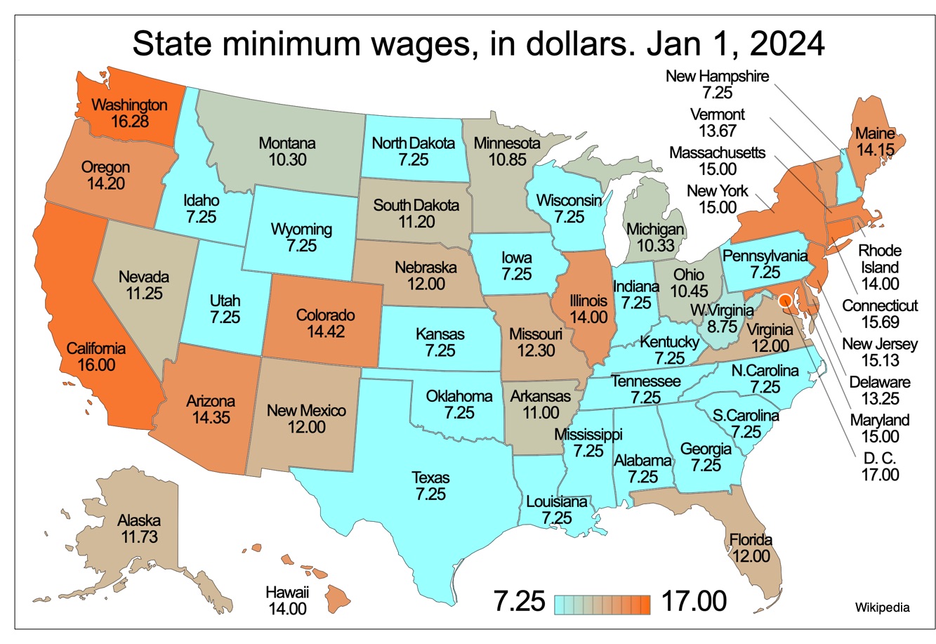 California's miminum wage hike