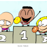 sad Olympic silver medalists