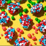 Halloween Candy and Nerds Gummy Clusters