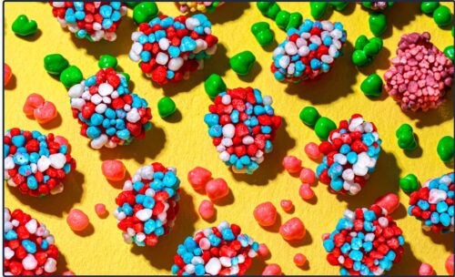 Halloween Candy and Nerds Gummy Clusters