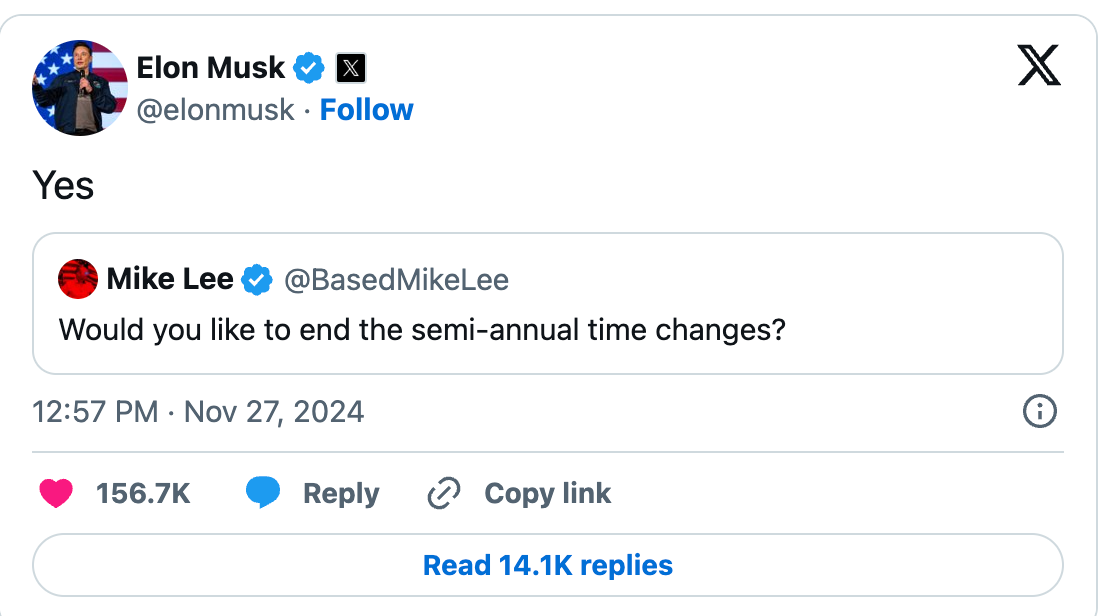 changing times