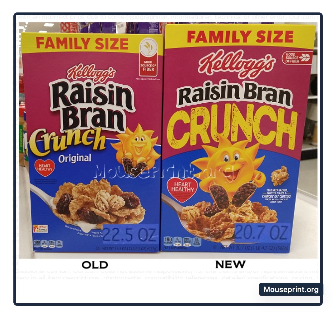 breakfast price cereal