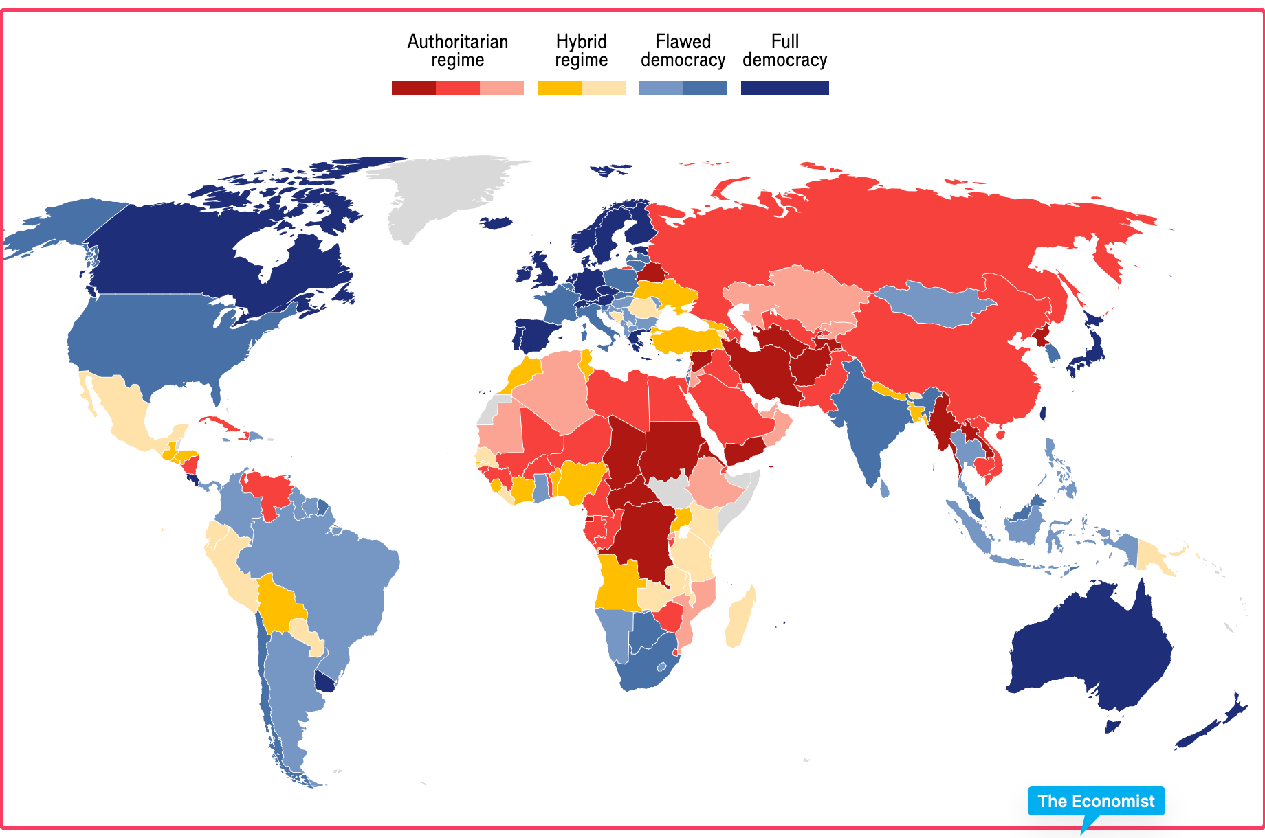 democracy map