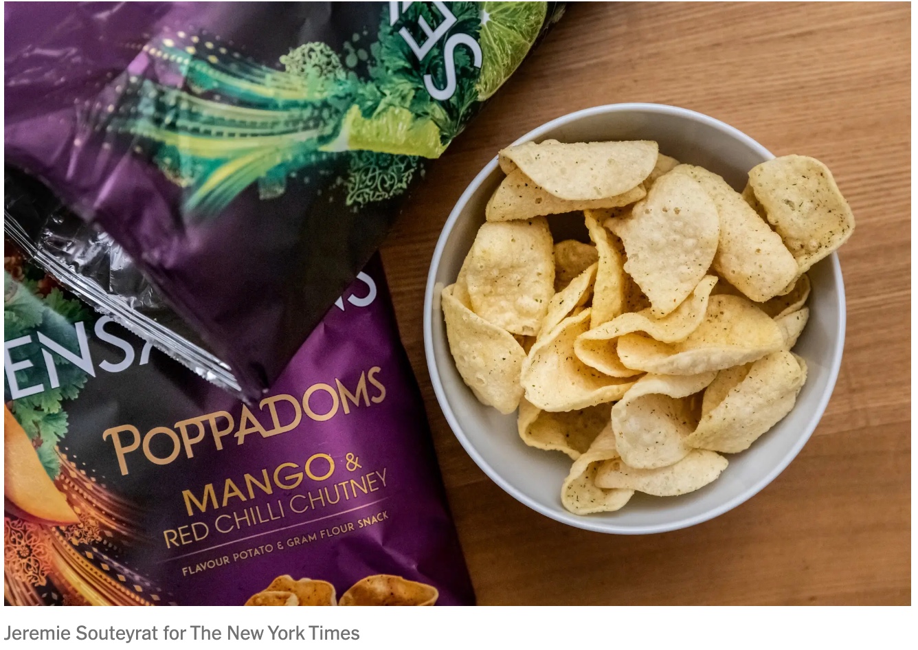 food taxes Poppadoms