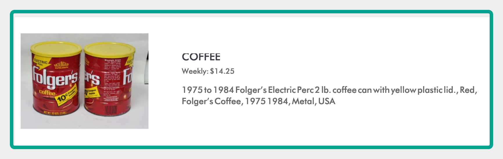 product history