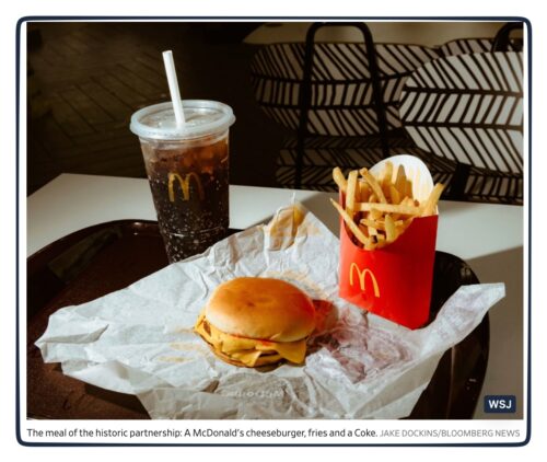 McDonald's connection to Coke