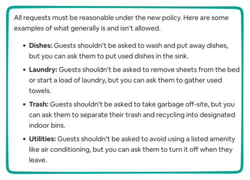 Airbnb rules
